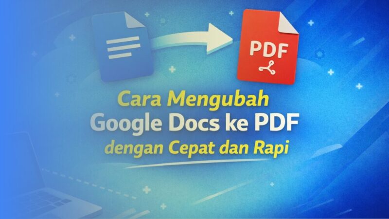 Google Docs ke PDF