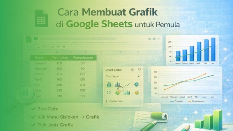 Cara Membuat Grafik di Google Spreadsheet